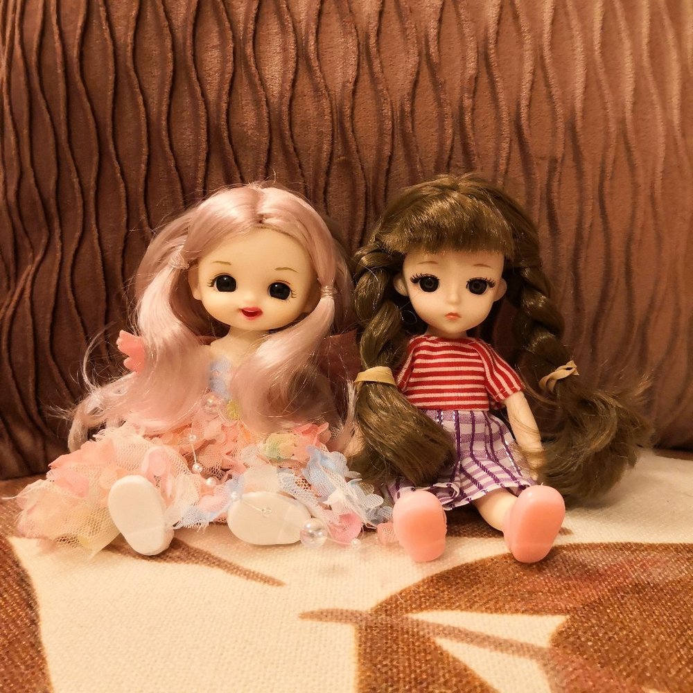 2 Small BJD Dolls